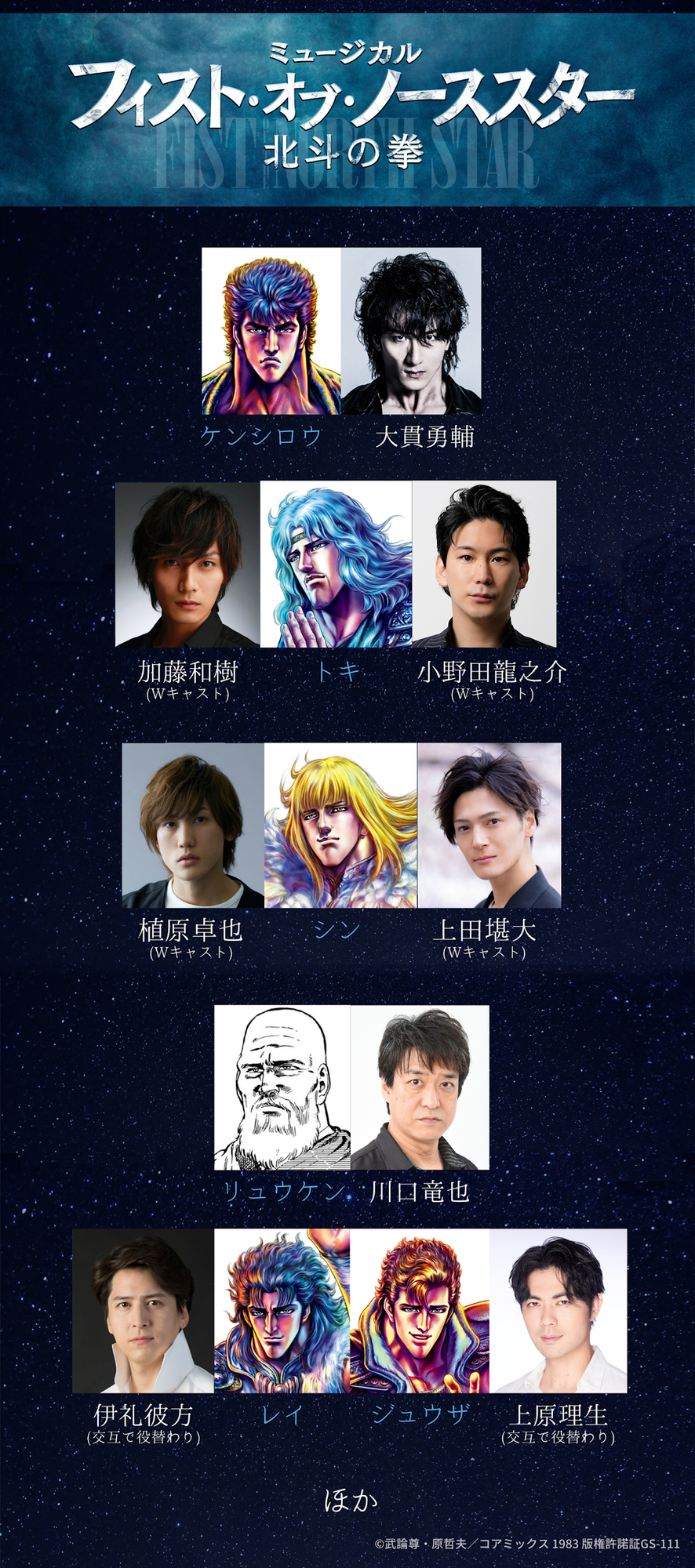 Stage ミュージカル フィスト オブ ノーススター 北斗の拳 伊礼彼方 Official Site